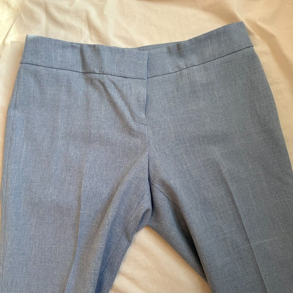 Nine West Dress Pants – Petite 4 – Pastel Blue Textured Weave